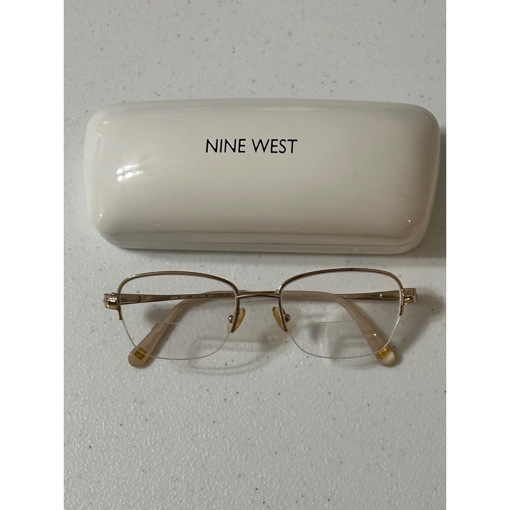NINE WEST NW 1049 717 AUTHENTIC EYEGLASSES Rose Gold Color 51 18 135